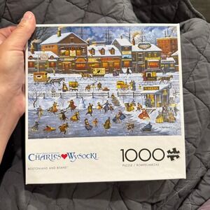 Charles Wysocki Bostonians and Beans 1000 Pc Puzzle Buffalo Games